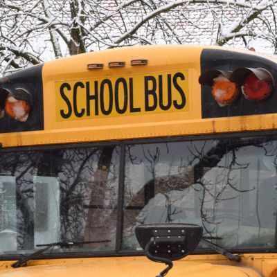 School Bus For Driving Schoolchildren Safely To School